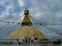 Bouddhanath - probably the biggest stupa on the world